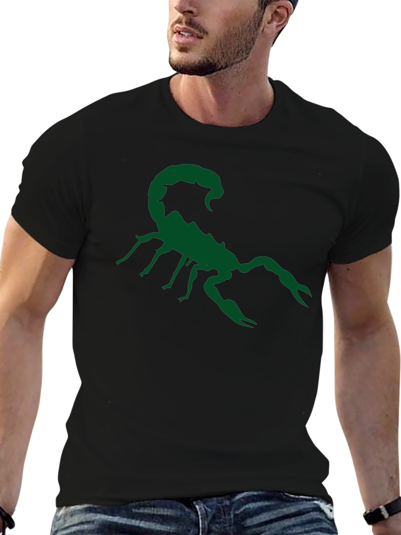 Scorpion Graphic Black T-Shirt - Mens