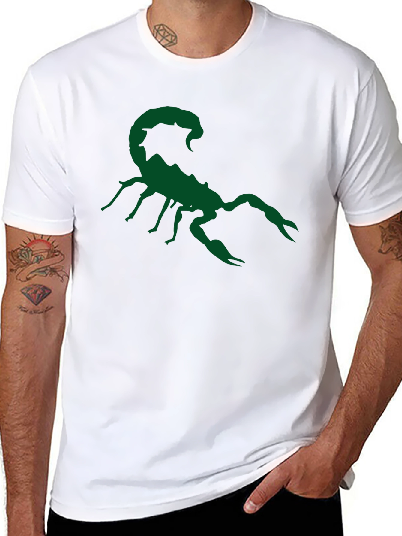 Scorpion Graphic Black T-Shirt - Mens