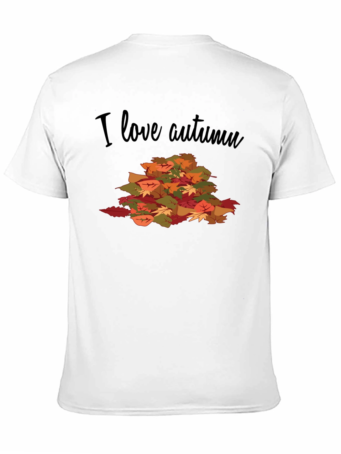 Autumn Leaves Graphic T-Shirt - I Love Autumn