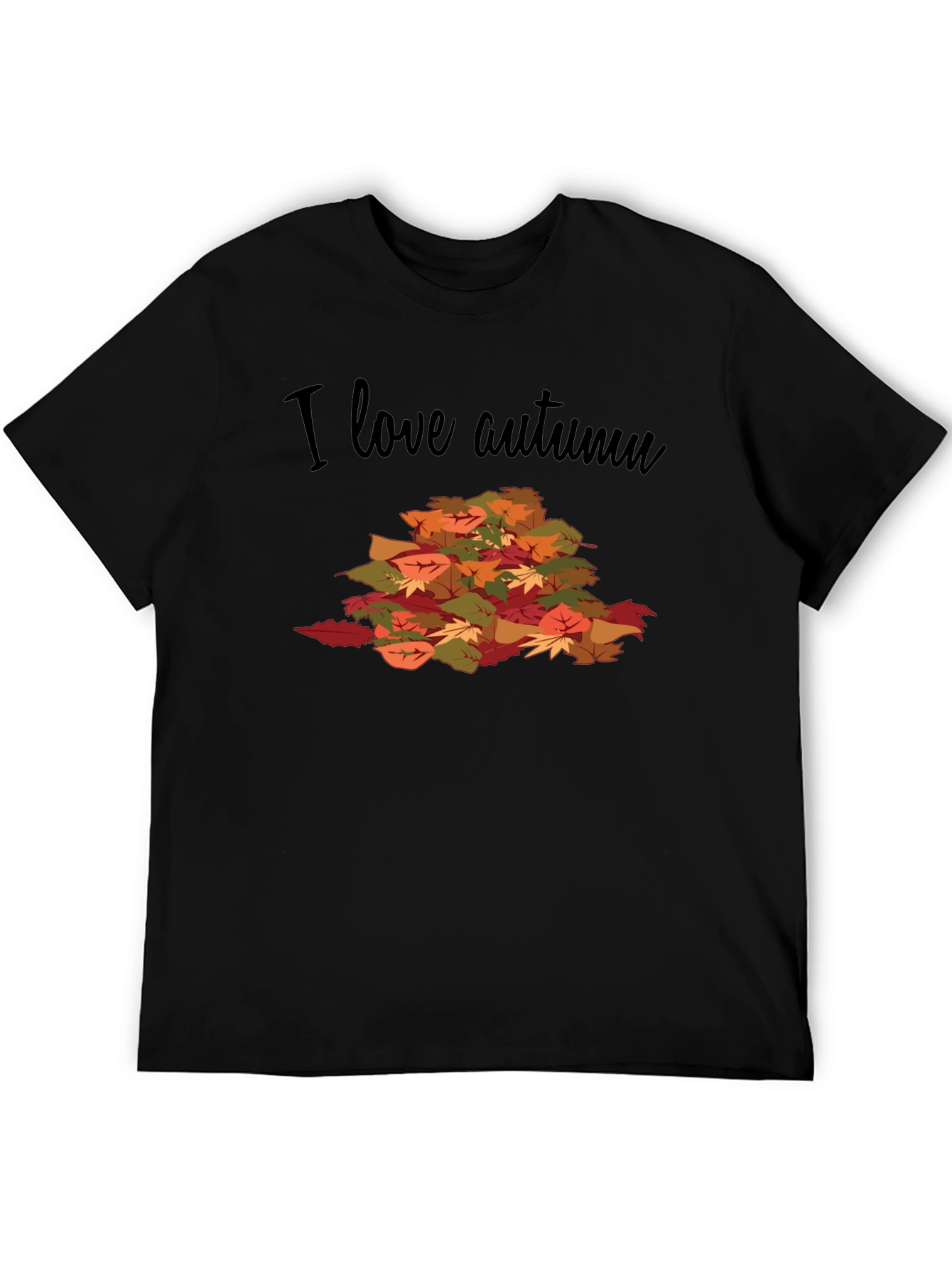 Autumn Leaves Graphic T-Shirt - I Love Autumn