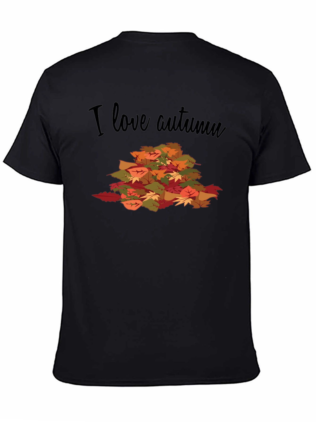 Autumn Leaves Graphic T-Shirt - I Love Autumn