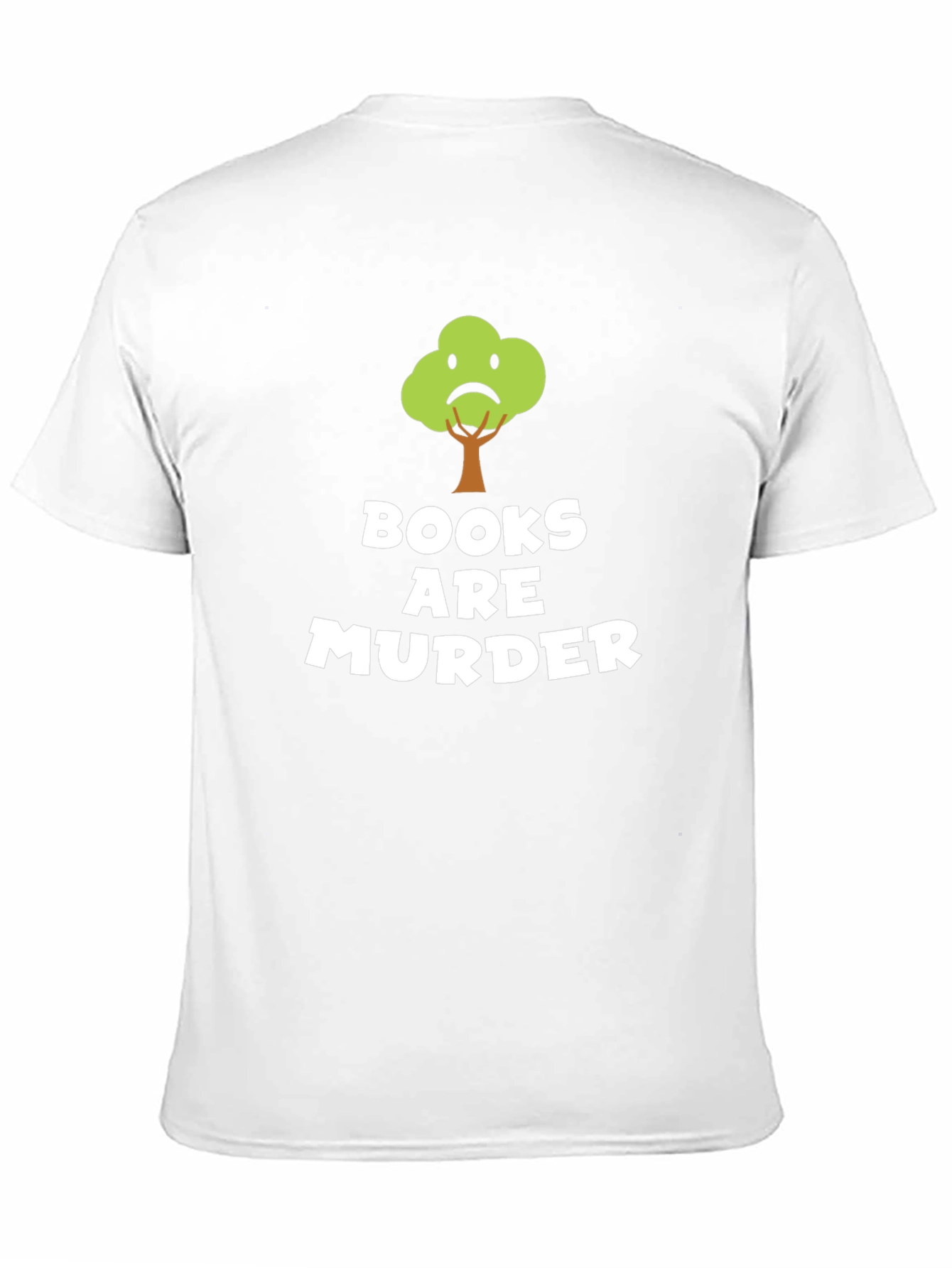 Books Are Murder Funny Tree T-Shirt