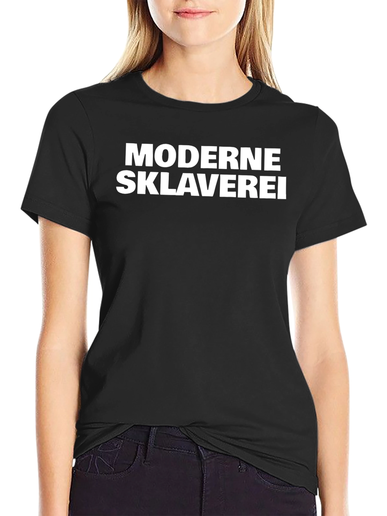 Modern Slavery Graphic Tee - Bold Statement Shirt