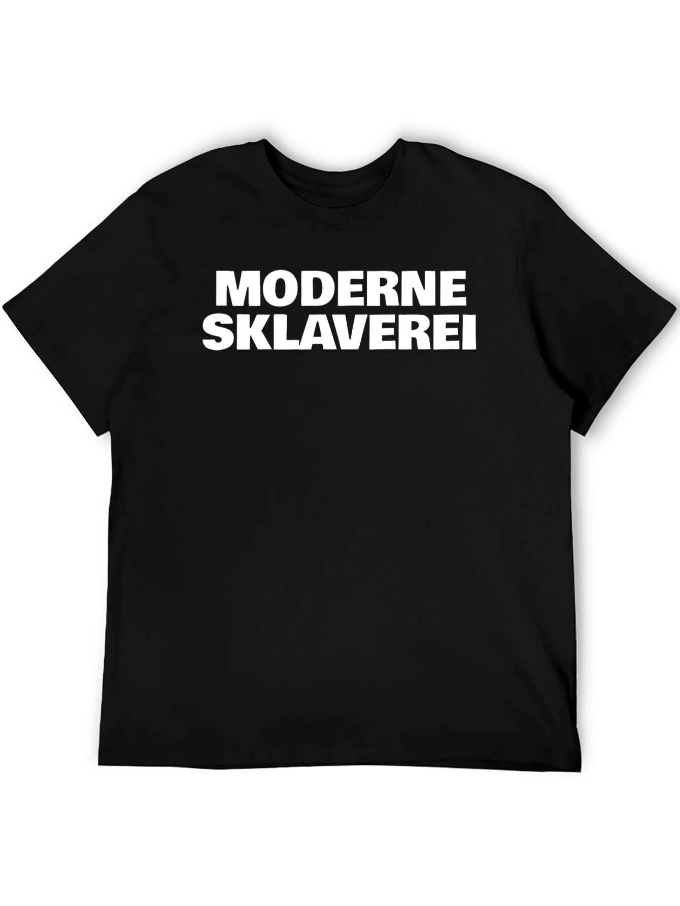 Modern Slavery Graphic Tee - Bold Statement Shirt