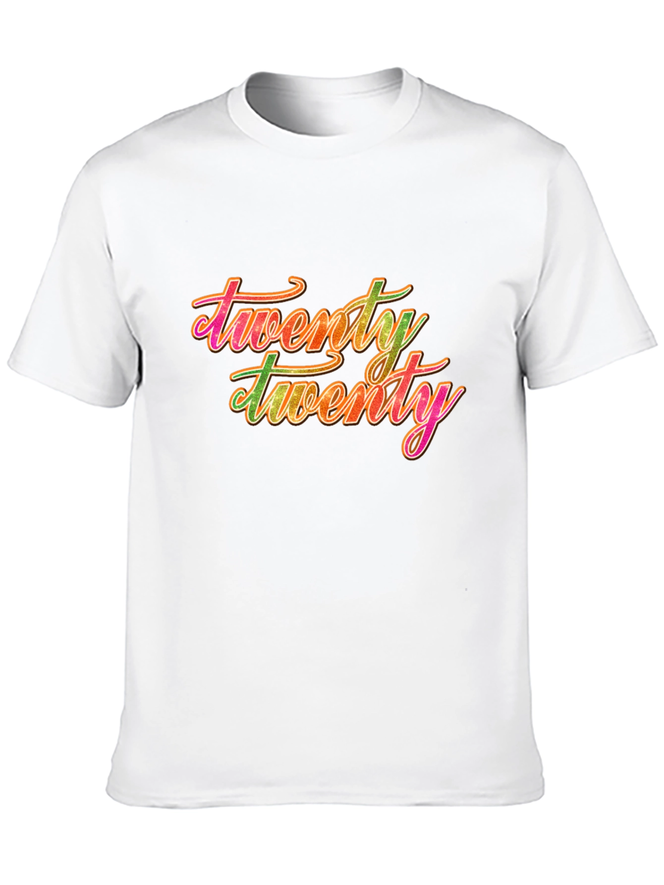 Twenty Twenty Graphic Tee - Black Casual T-Shirt