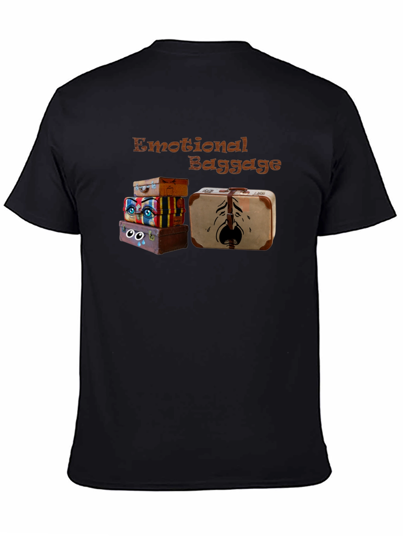 Emotional Baggage Graphic Tee - Unique Design