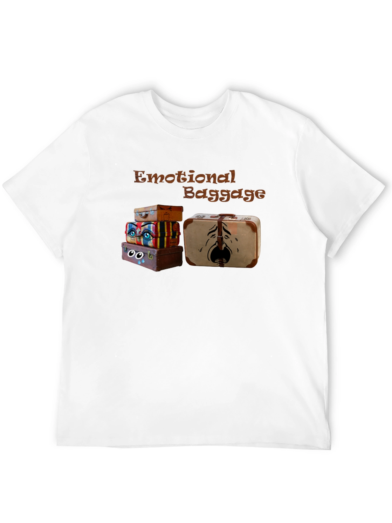 Emotional Baggage Graphic Tee - Unique Design