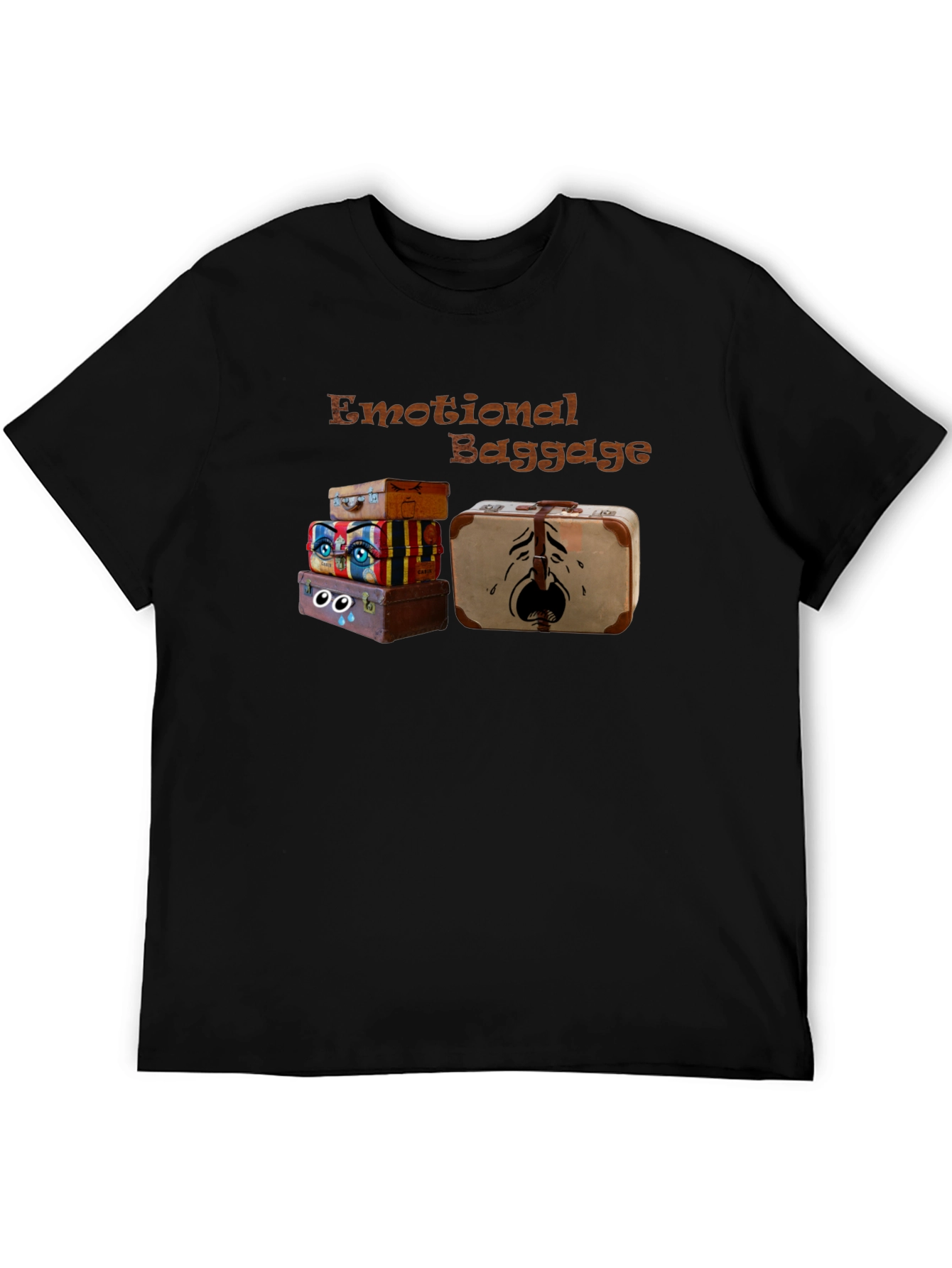 Emotional Baggage Graphic Tee - Unique Design