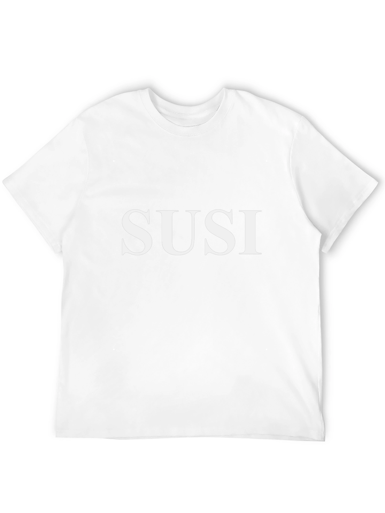 SUSI Tee - Classic Black Cotton T-Shirt