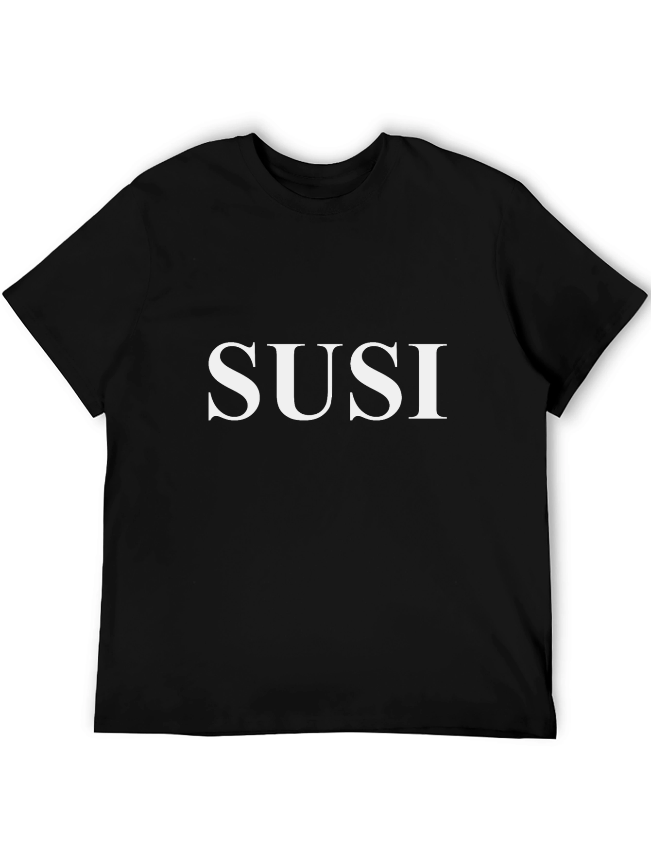 SUSI Tee - Classic Black Cotton T-Shirt