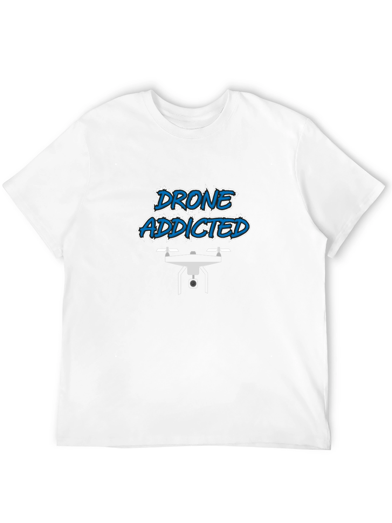 Drone Addicted Black T-Shirt