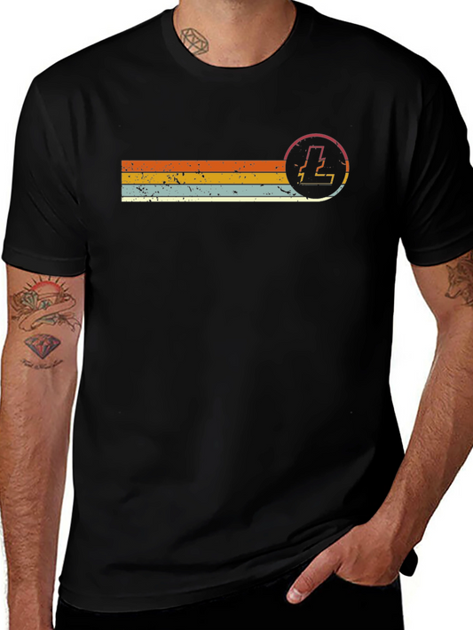 Retro Litecoin Tee - Vintage Style Crypto Shirt
