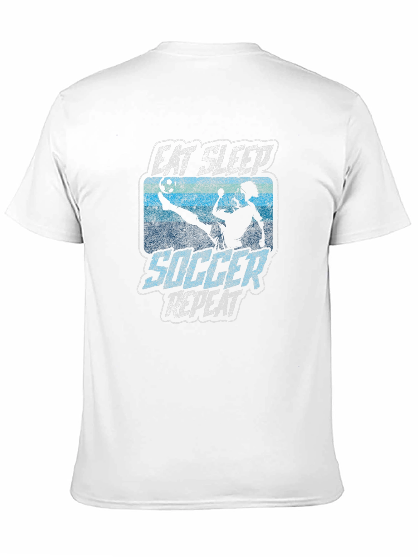Eat Sleep Soccer Repeat Graphic Tee