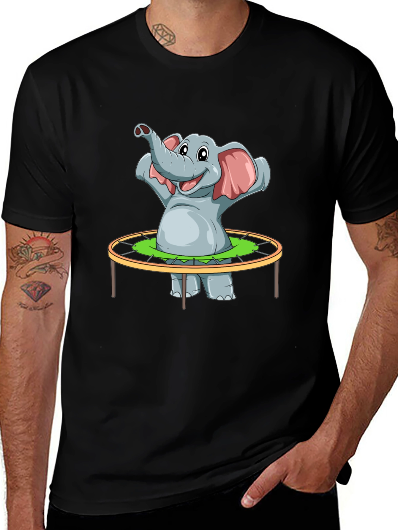 Elephant Trampoline T-Shirt