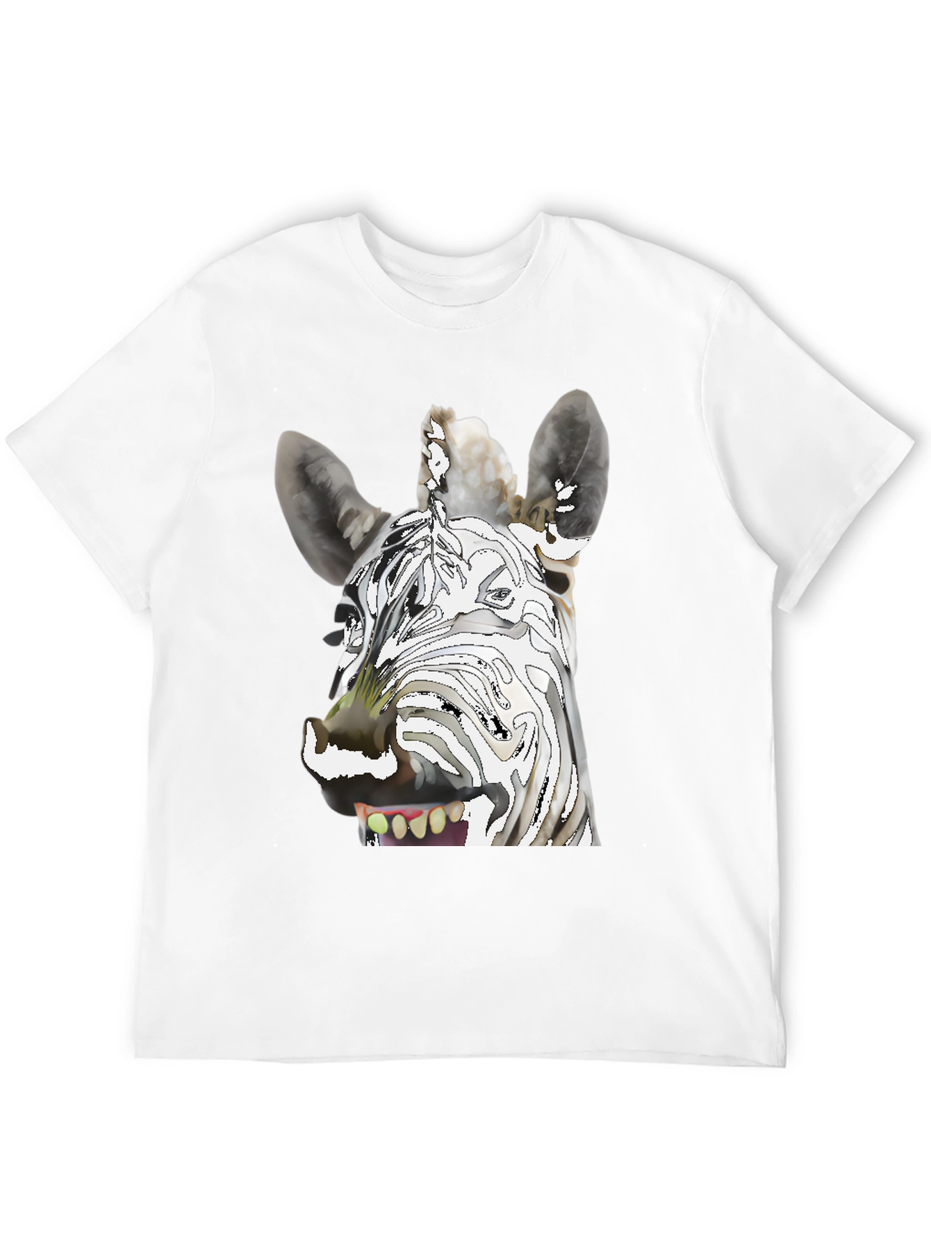 Zebra Graphic T-Shirt - Unique & Fun Design