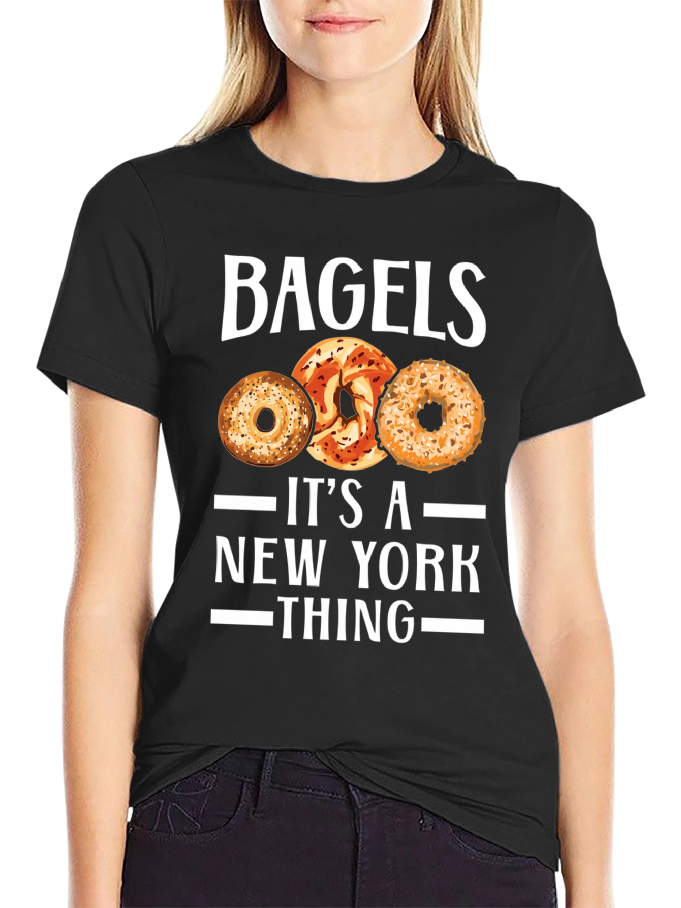Bagels New York Thing Graphic T-Shirt