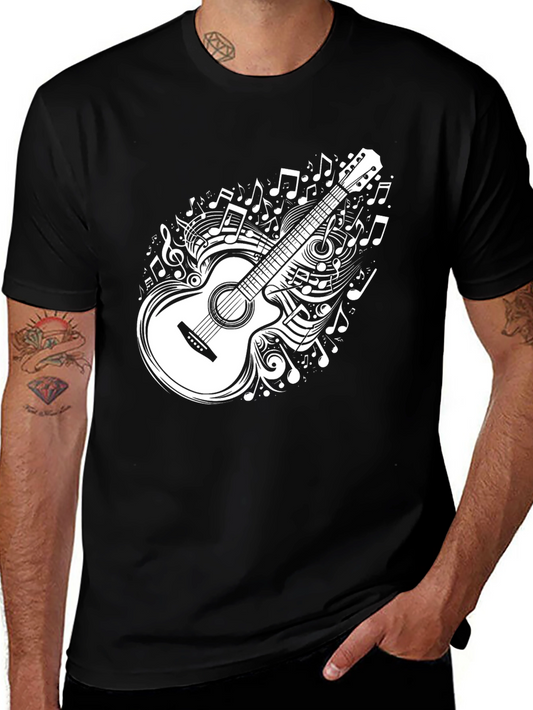 Guitar Music Graphic Tee