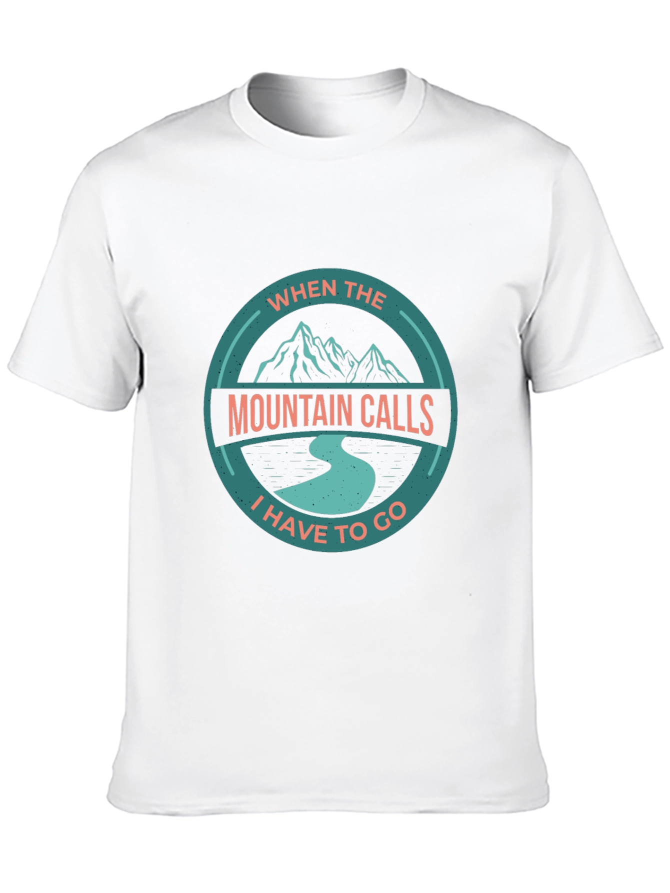 Mountain Calls Black Graphic T-Shirt