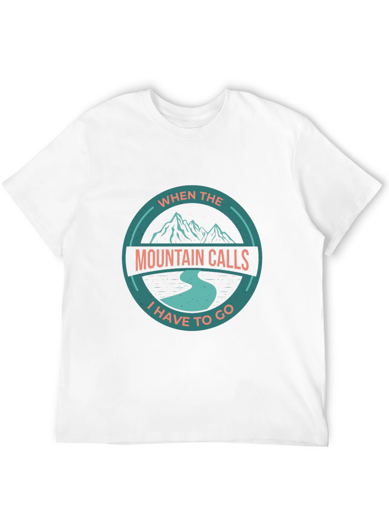 Mountain Calls Black Graphic T-Shirt