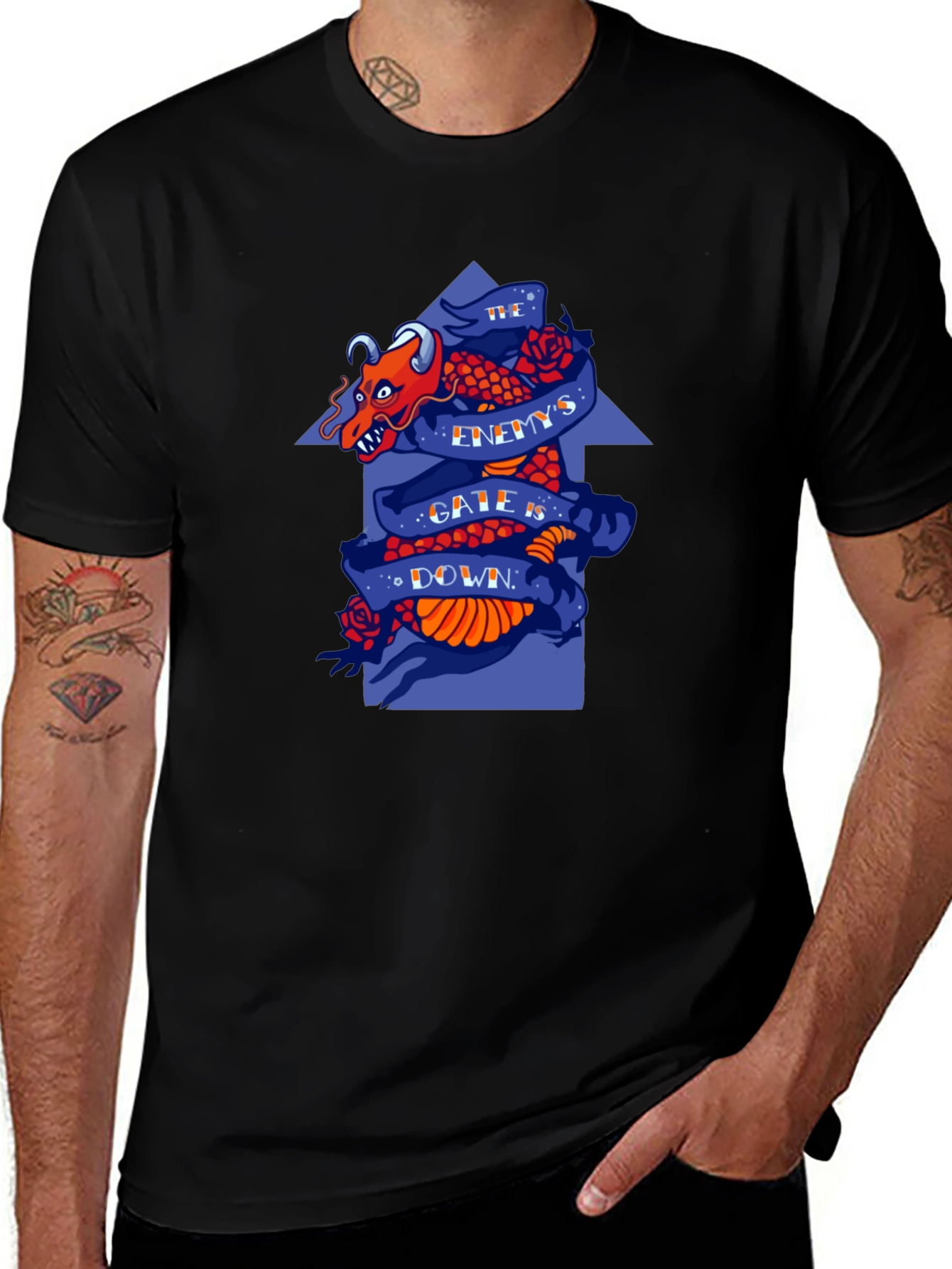 Dragon Gate Black T-Shirt