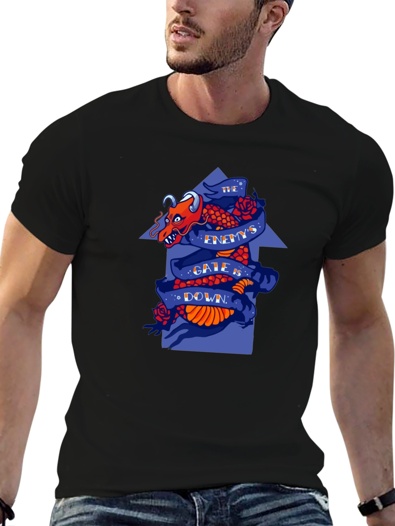 Dragon Gate Black T-Shirt