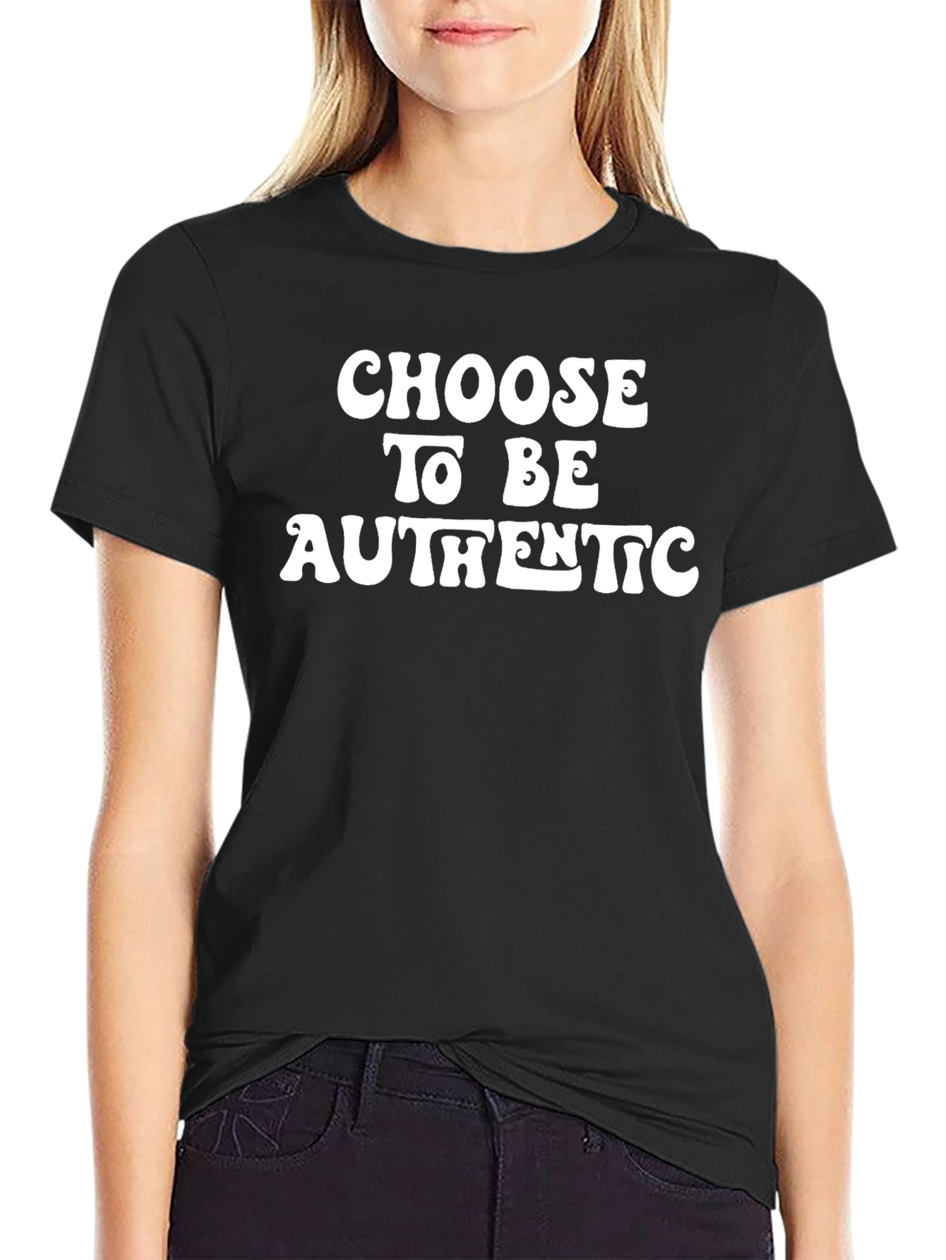 Choose To Be Authentic Graphic Tee