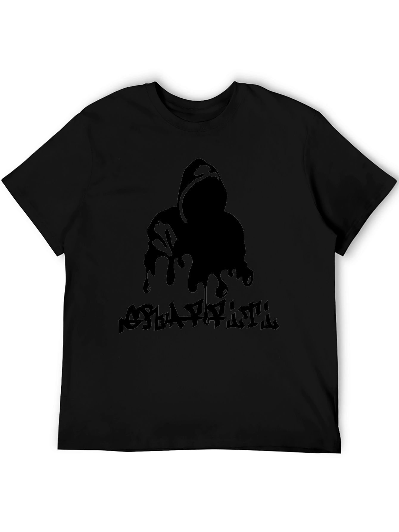 Hooded Graphic Print Tee