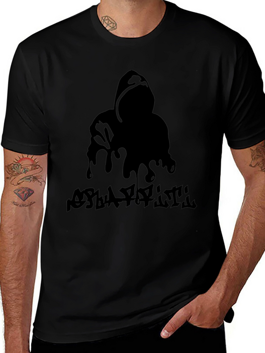 Hooded Graphic Print Tee