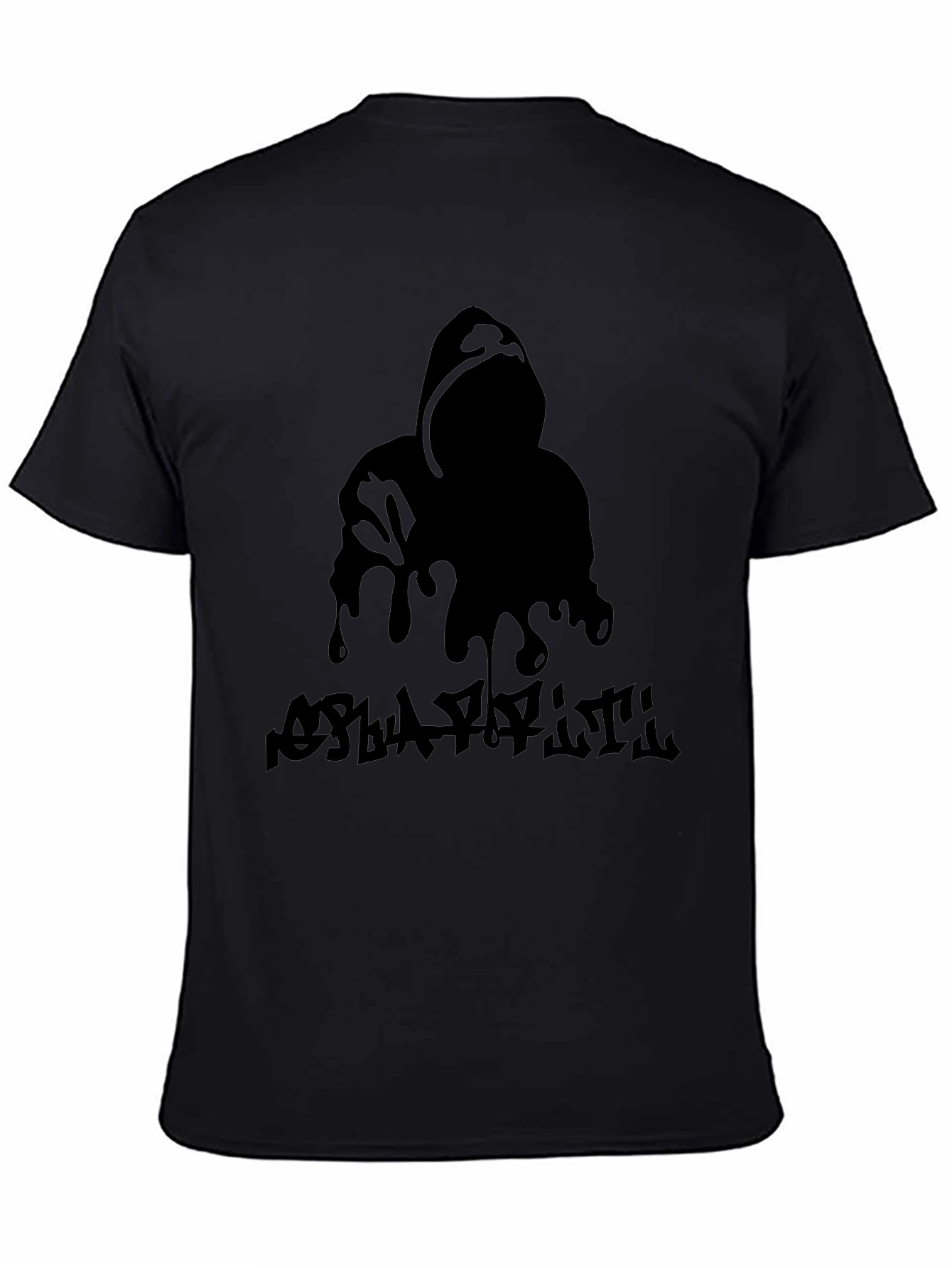 Hooded Graphic Print Tee