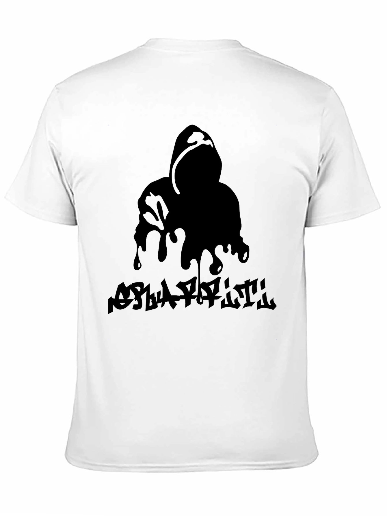 Hooded Graphic Print Tee