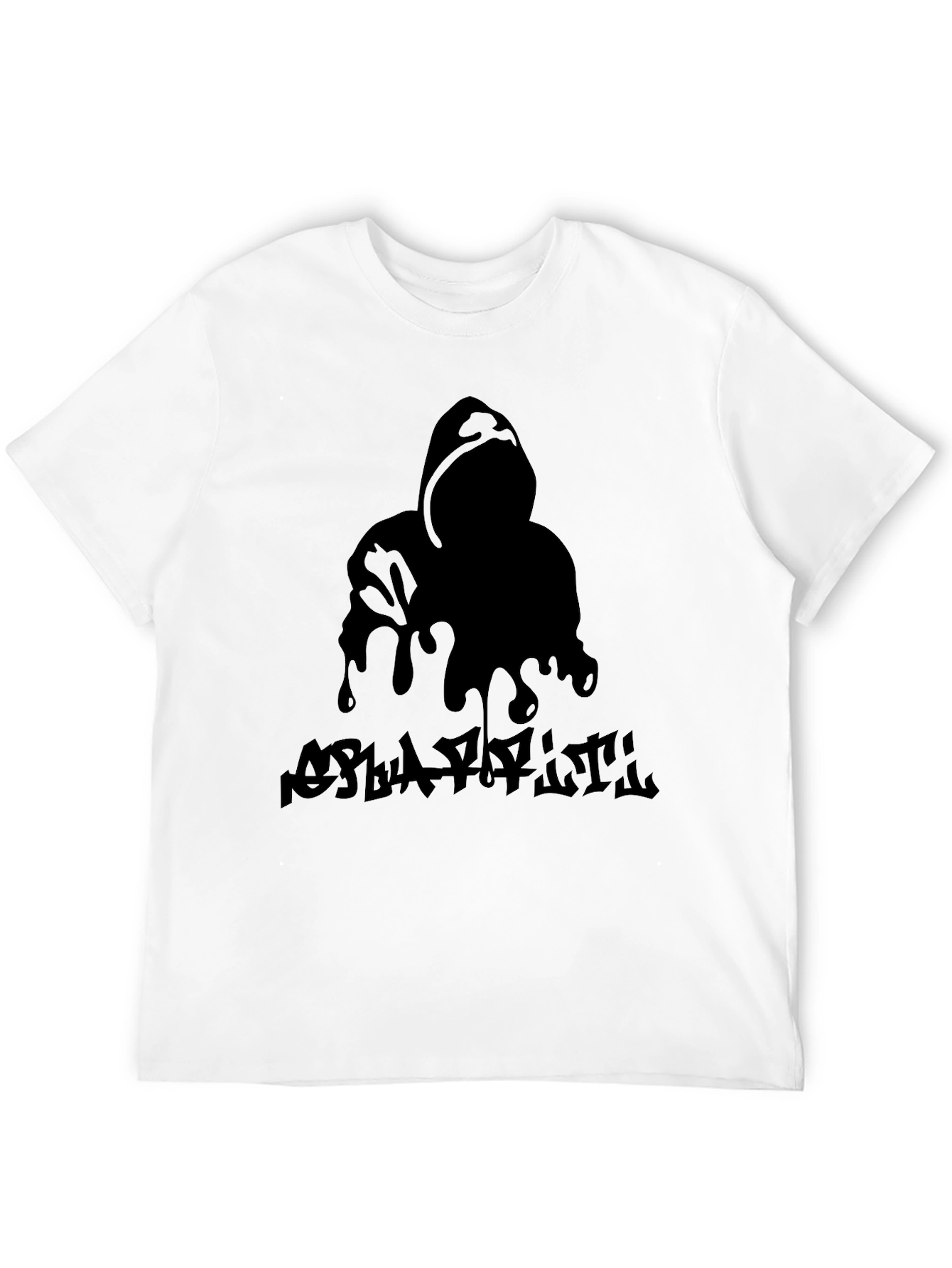 Hooded Graphic Print Tee