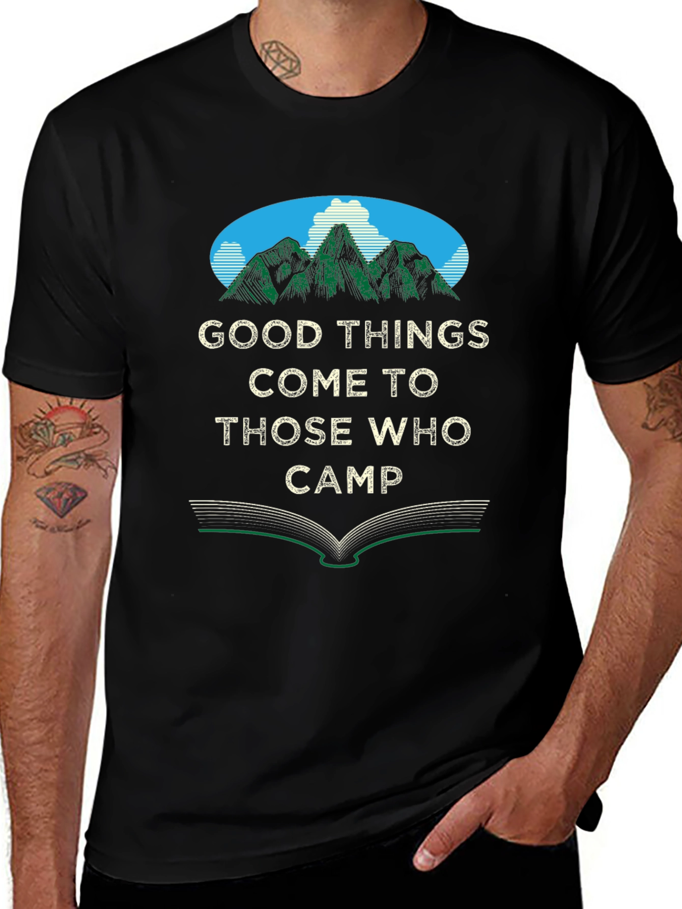 Camping T-Shirt: Good Things Come To Those Who Camp