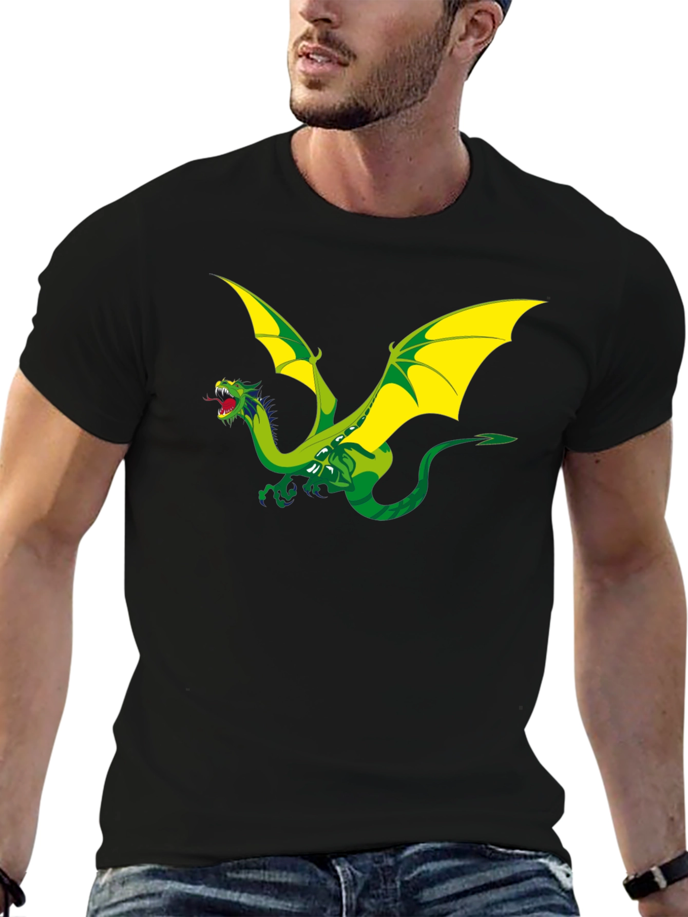 Dragon Graphic Black T-Shirt