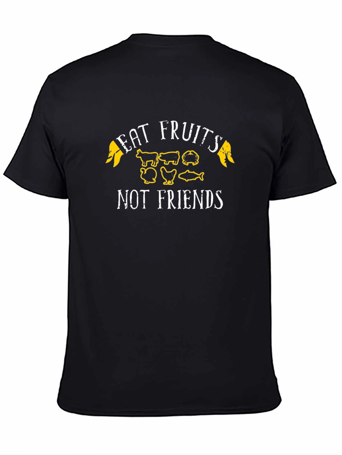 Eat Fruits Not Friends Vegan T-Shirt