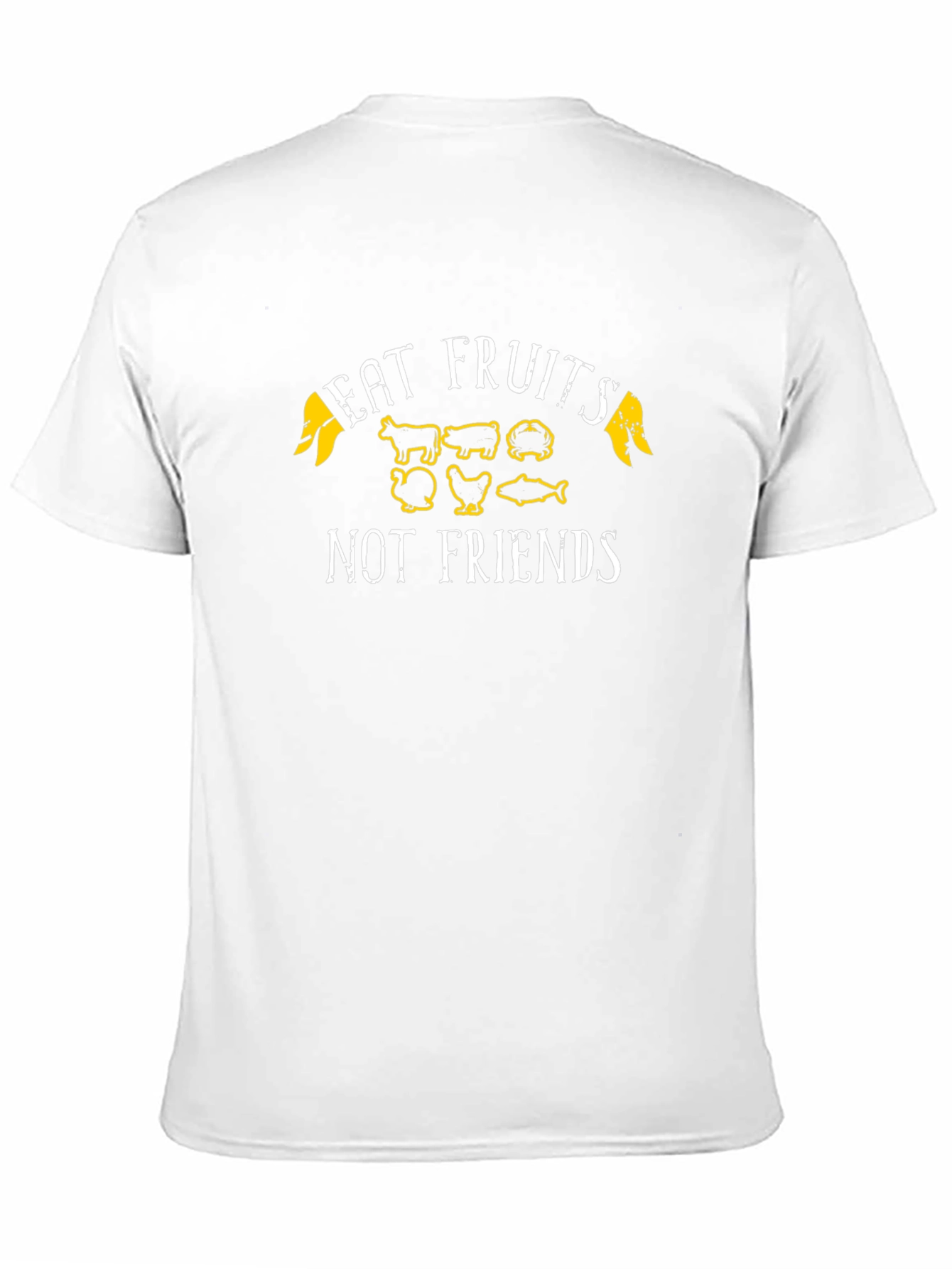 Eat Fruits Not Friends Vegan T-Shirt