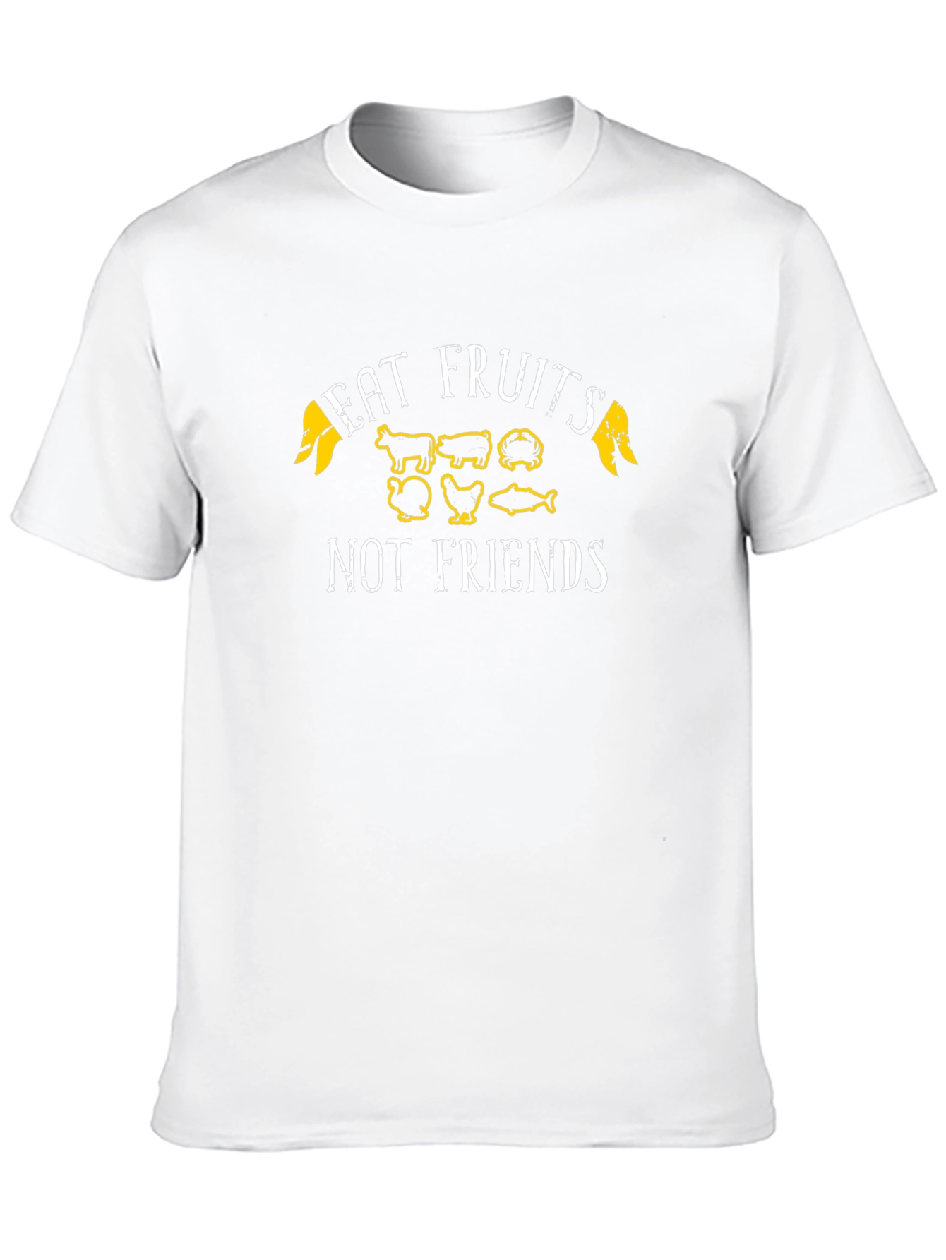 Eat Fruits Not Friends Vegan T-Shirt