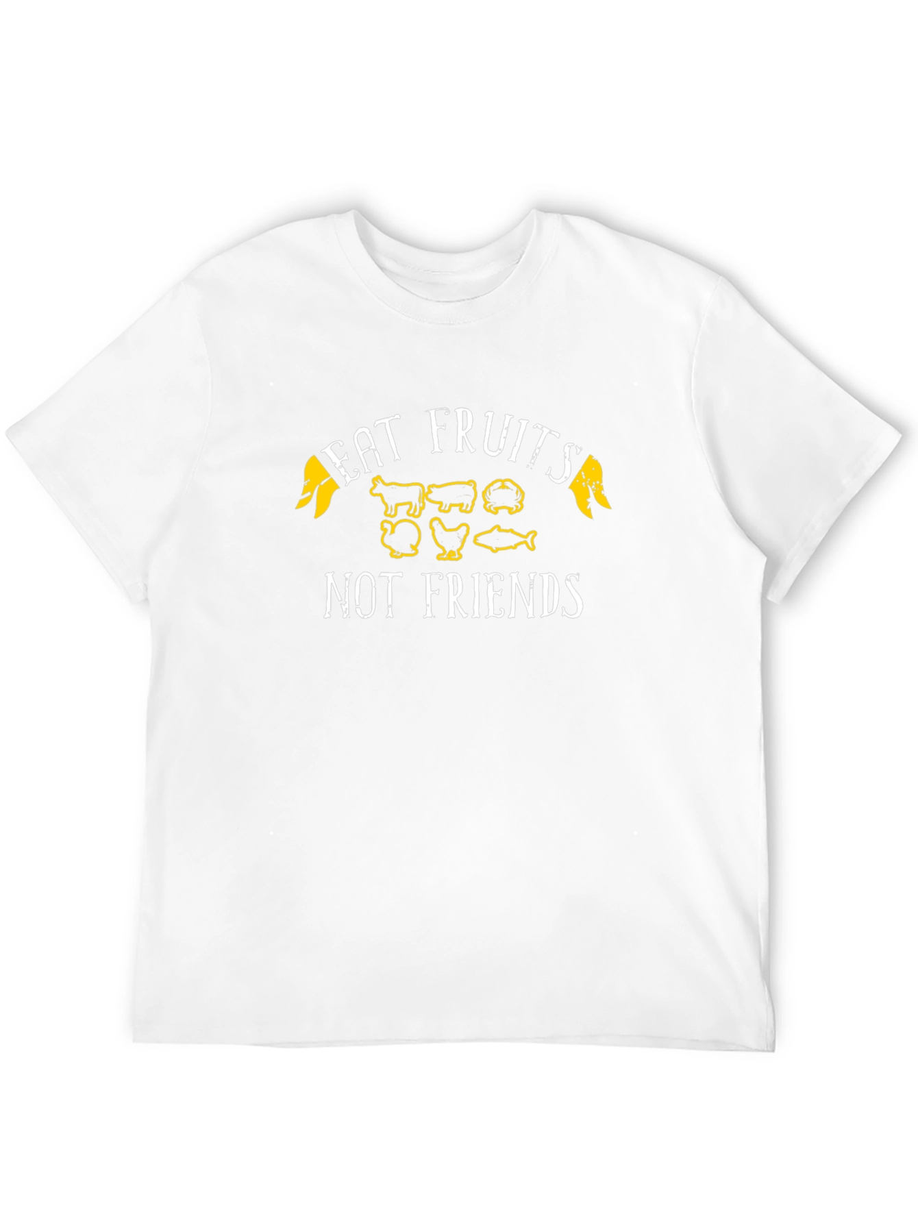Eat Fruits Not Friends Vegan T-Shirt
