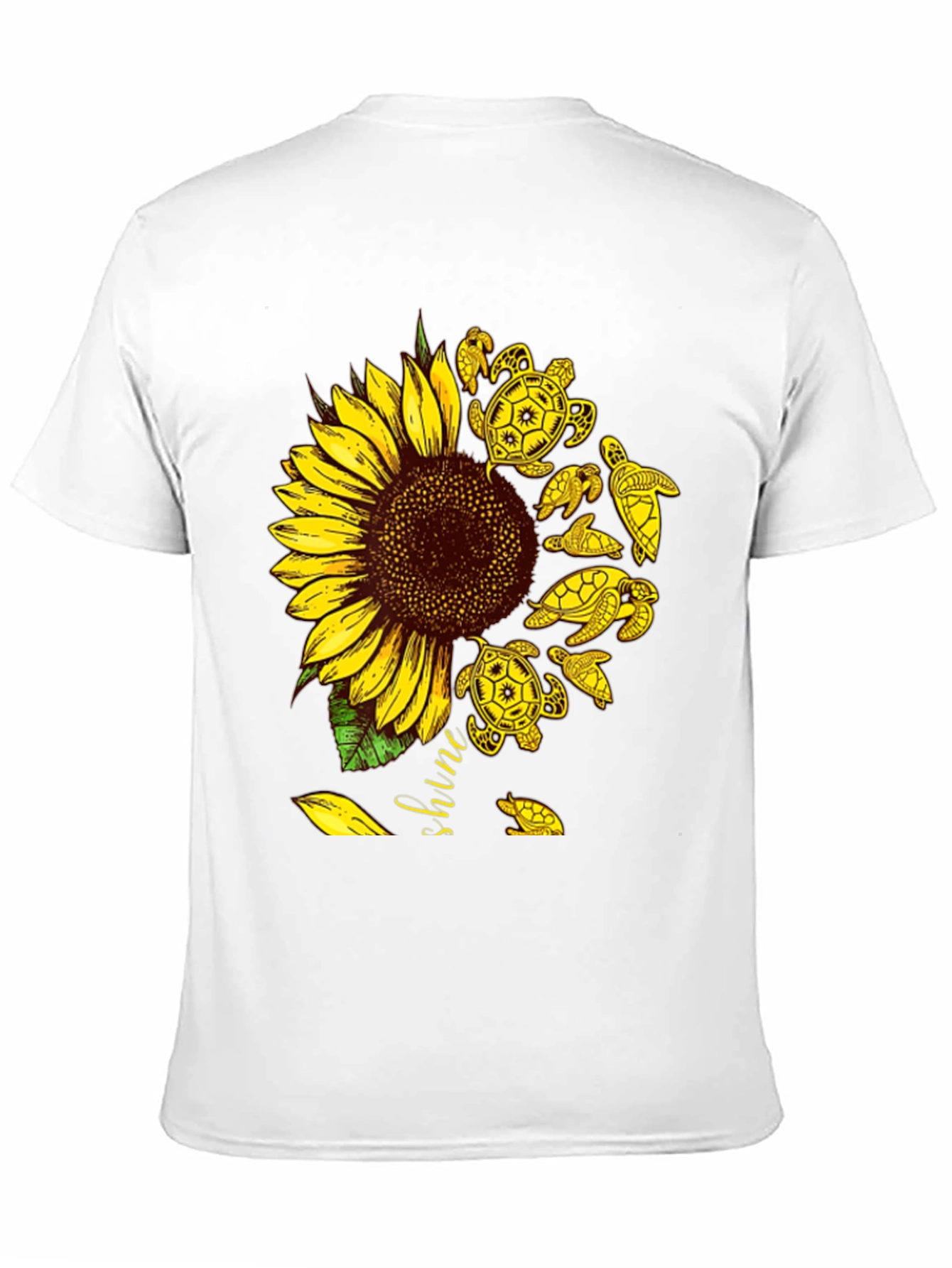 Sunflower Turtle Graphic Tee - Unisex