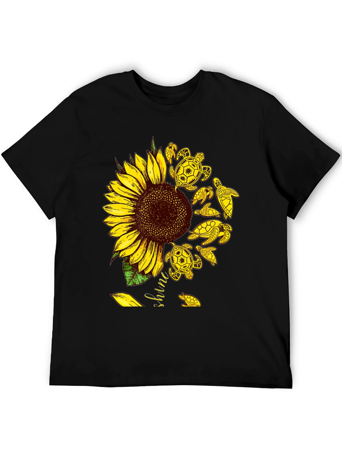 Sunflower Turtle Graphic Tee - Unisex