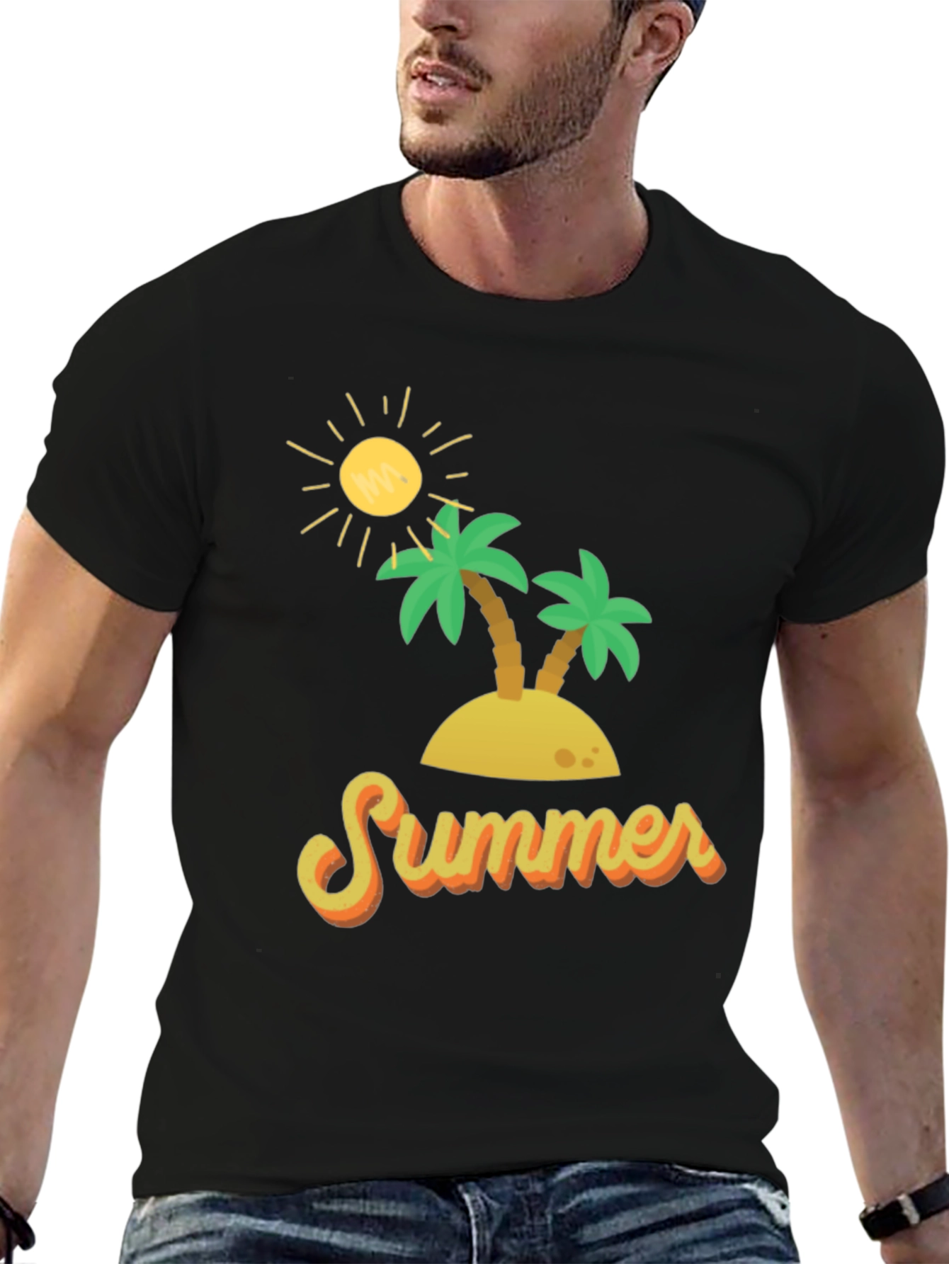 Summer Beach Island Graphic T-Shirt