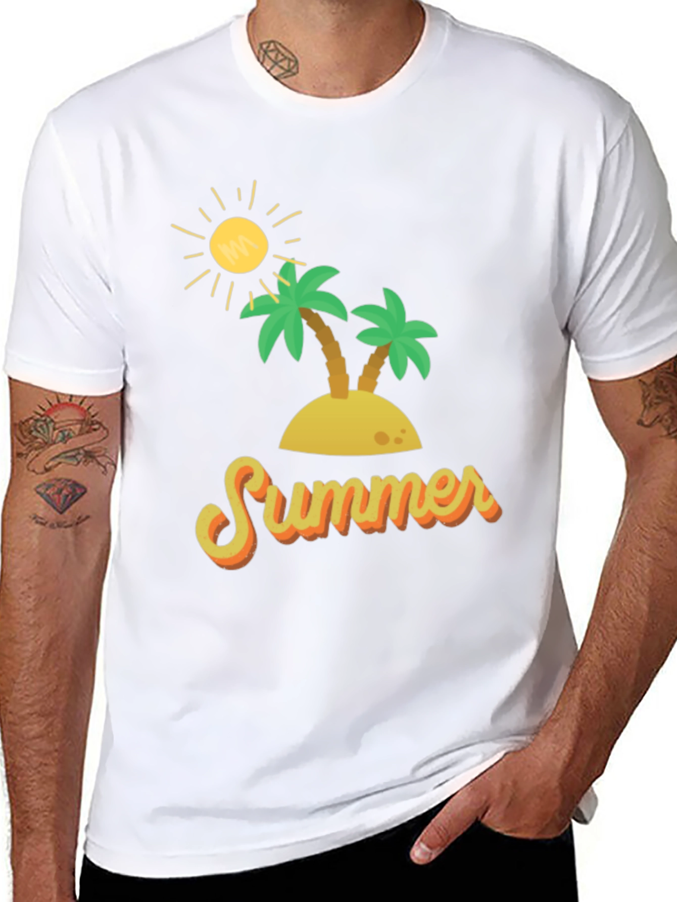 Summer Beach Island Graphic T-Shirt