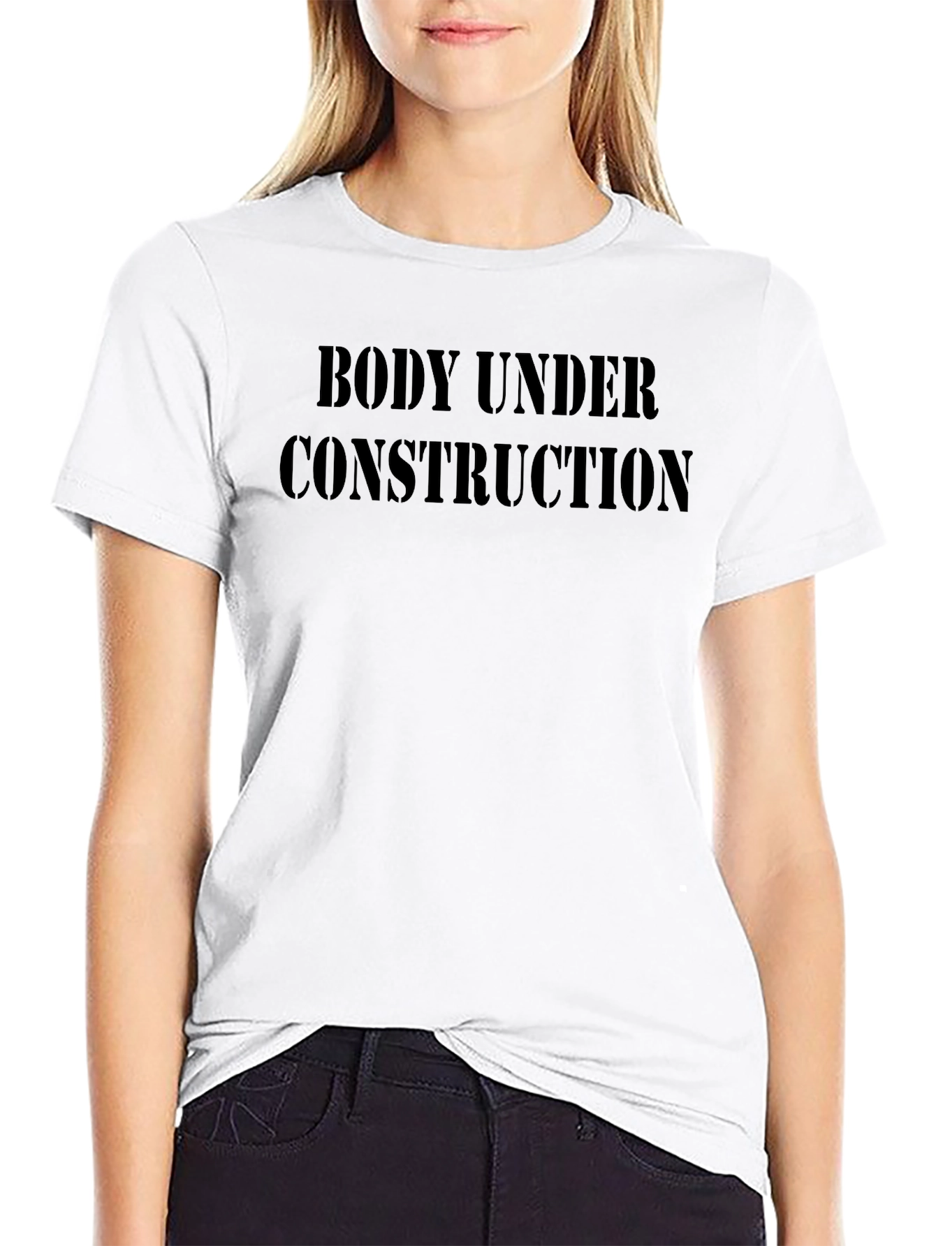 Body Under Construction Mens Black T-Shirt
