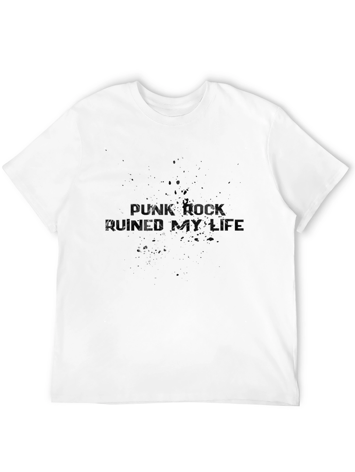 Mens Black Graphic T-Shirt