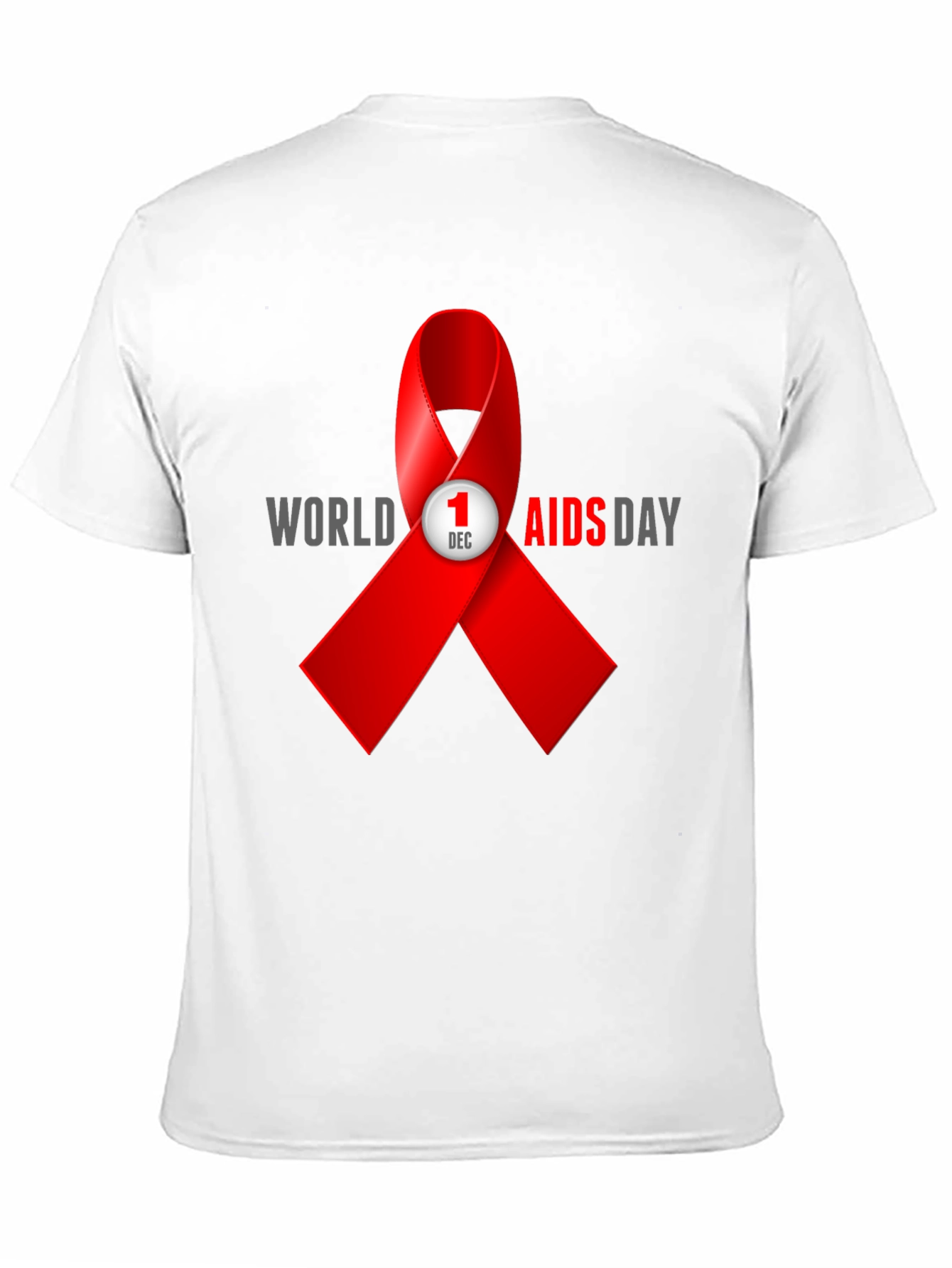 World AIDS Day T-Shirt - Awareness Ribbon Design