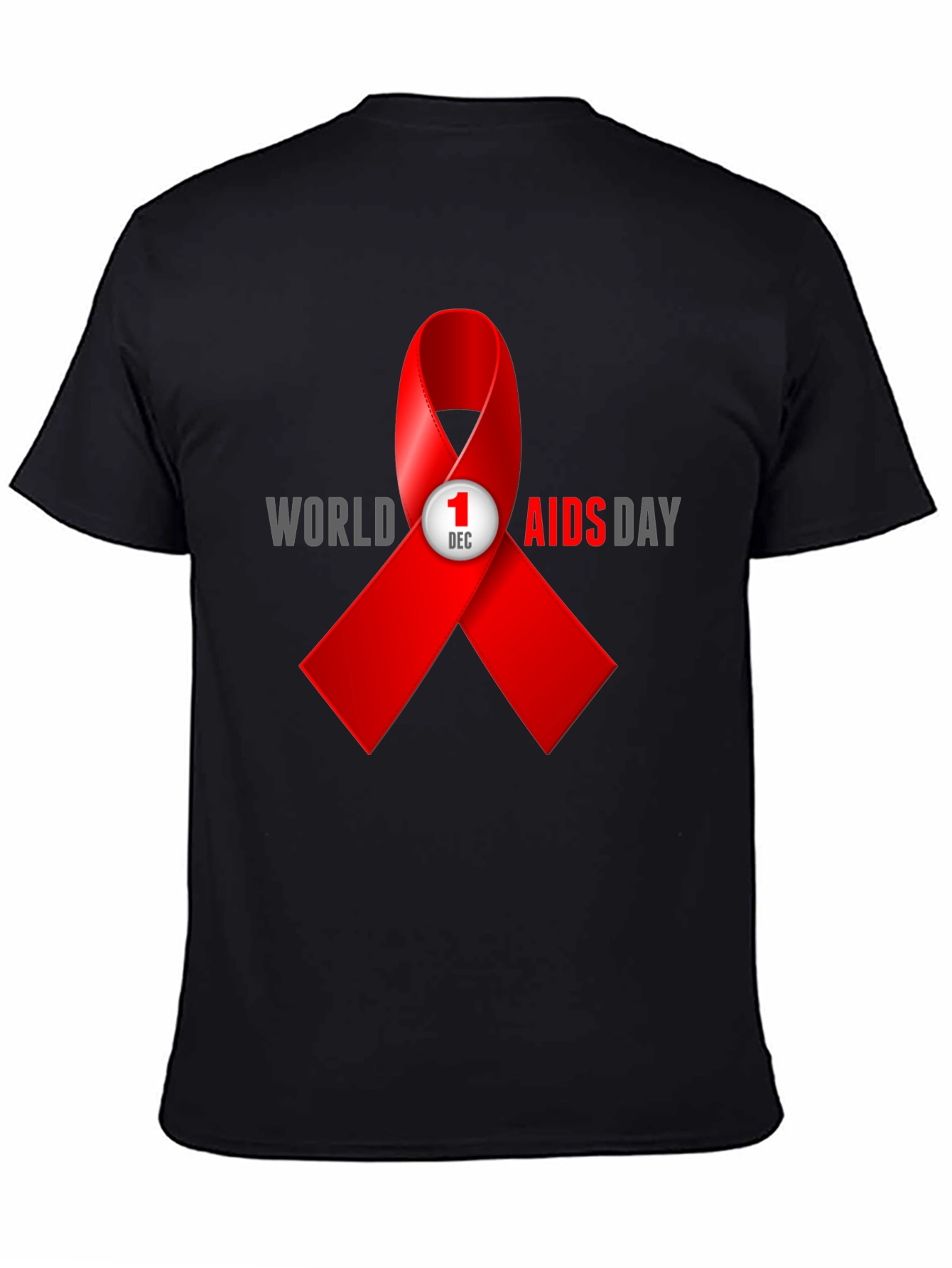 World AIDS Day T-Shirt - Awareness Ribbon Design
