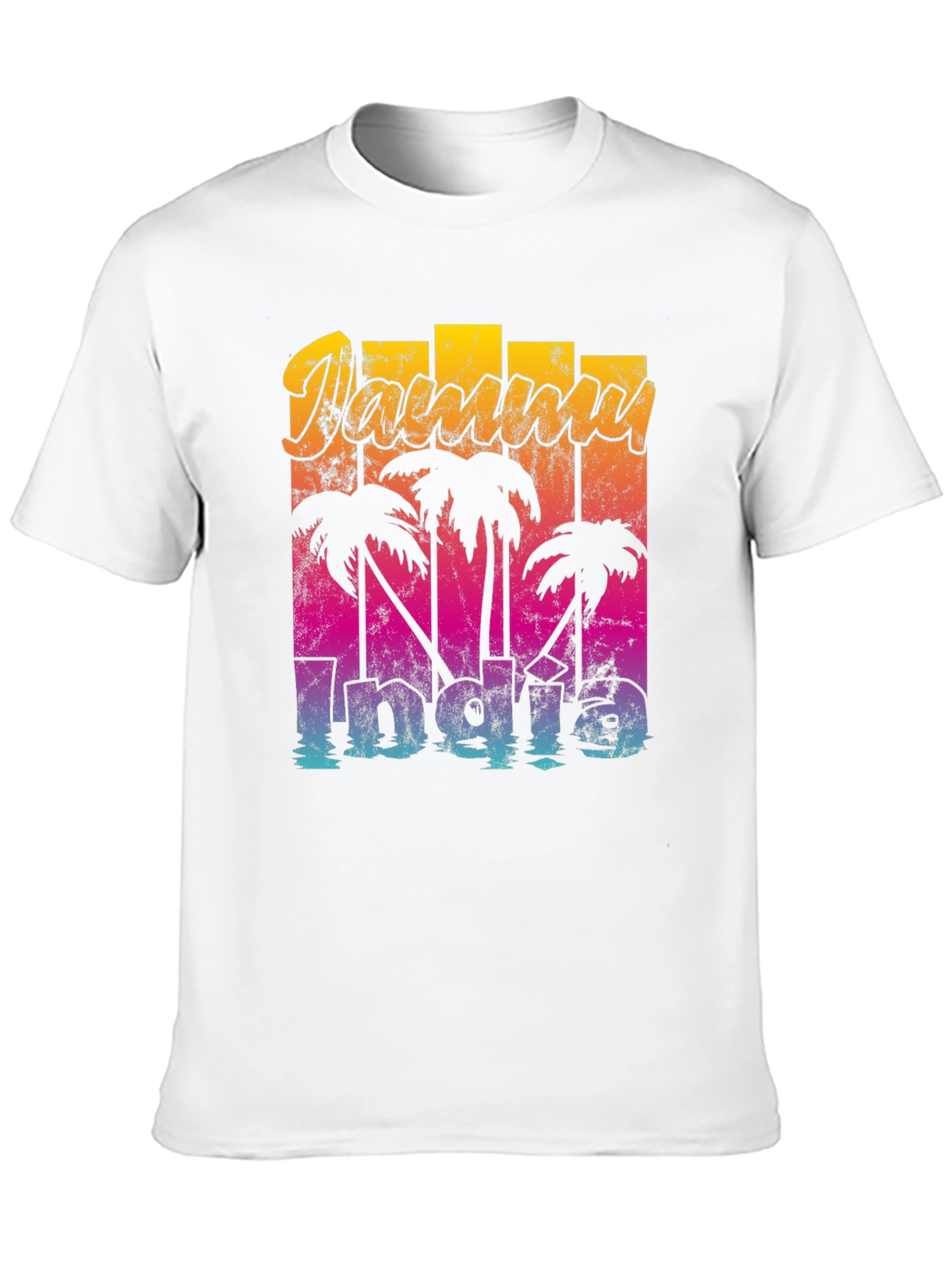 Miami Retro Palm Tree T-Shirt