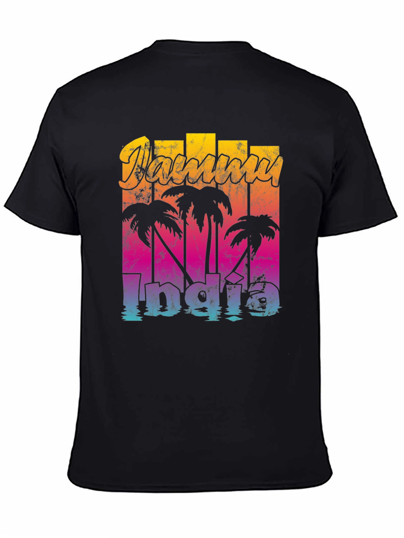 Miami Retro Palm Tree T-Shirt