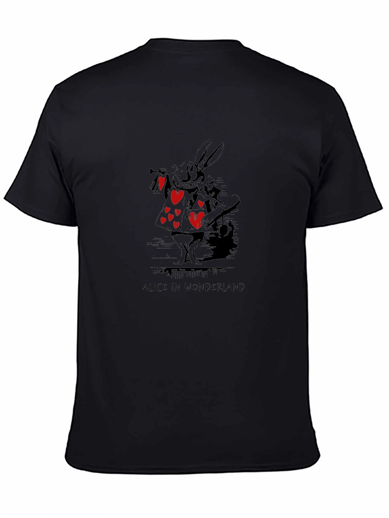 Alice in Wonderland Rabbit Heart T-Shirt