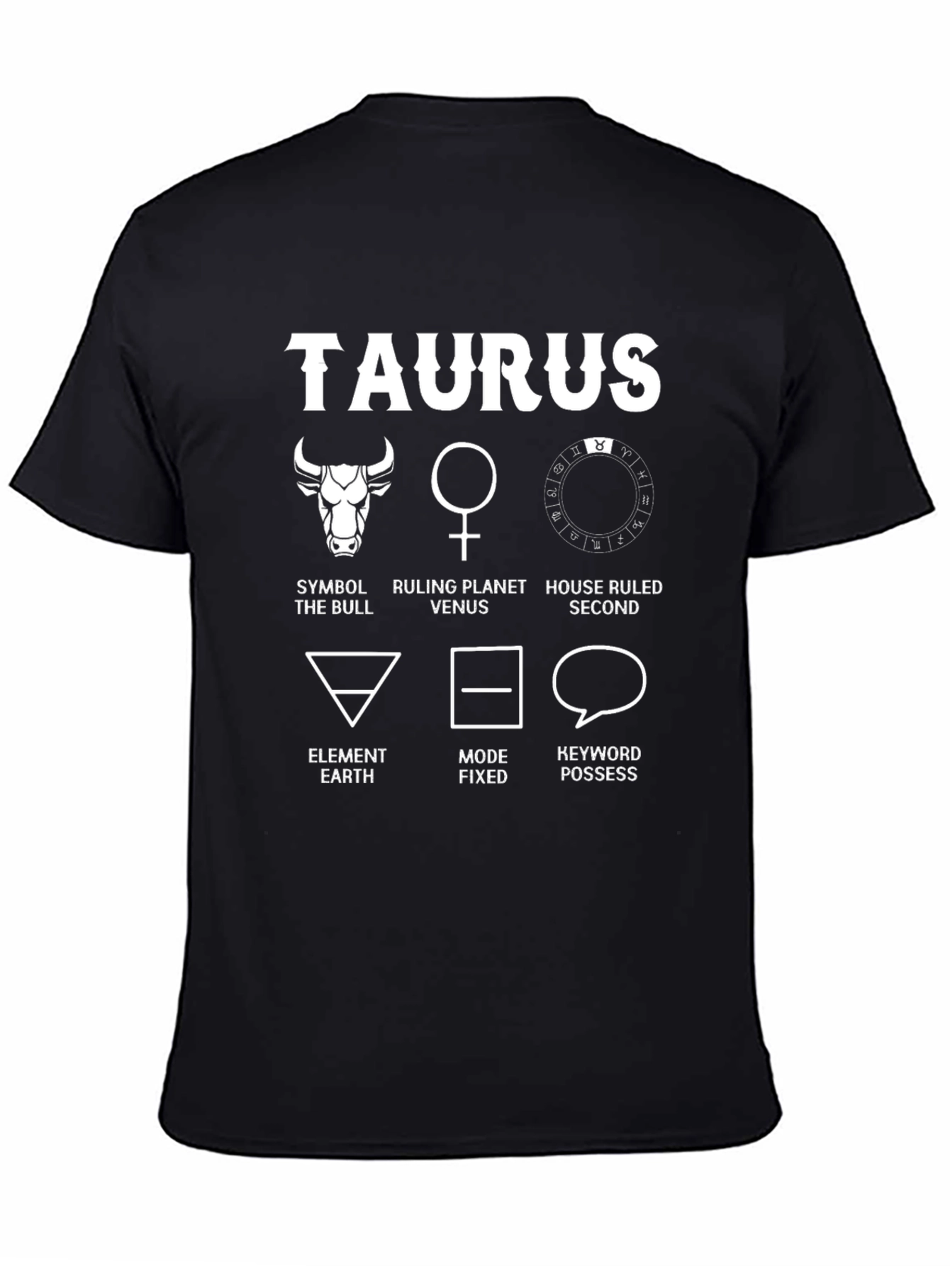 Taurus Zodiac Sign T-Shirt