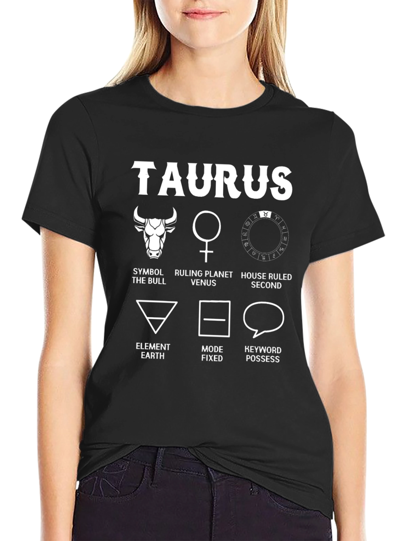 Taurus Zodiac Sign T-Shirt